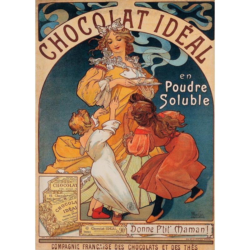 Vintage French Ads Woman Art Poster Portraits Nouveau Alphonse Mucha Canvas Painting Wall Prints Picture Room Home Decor