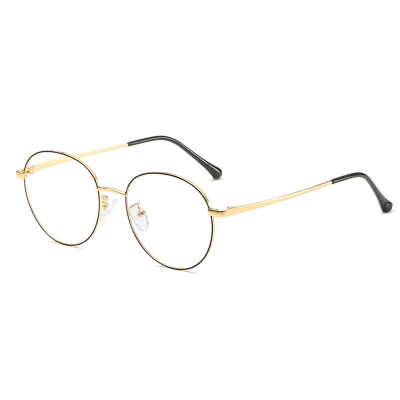 

Metal Round Glasses Women Prescription Anti-Blue Light Myopia Optical Photochromic Eyewear 0 -0.5 -1.0 -1.5 -2.0 To -6.0 0