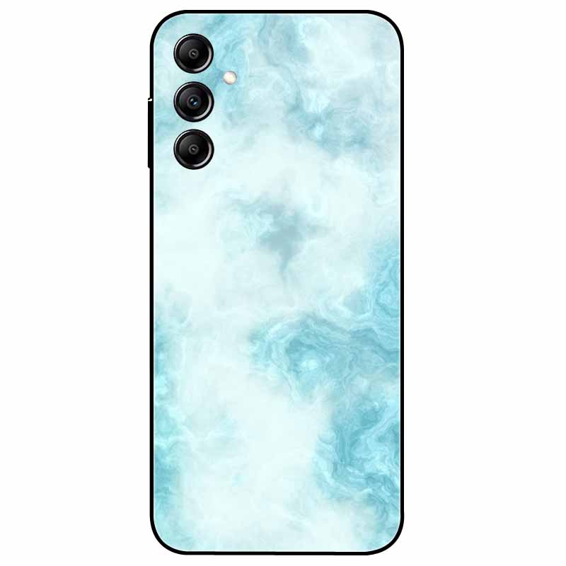 Hülle Für Samsung Galaxy A54 5G A34 A24 S23 Hülle Blume Marmor TPU Weiche Silikonhülle für GalaxyA54 A 34 Bemalte Handyhüllen