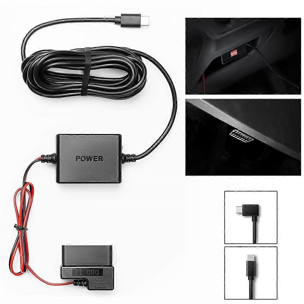 Para 70mai obd- Kit de cableado para vigilancia de estacionamiento 24 horas para