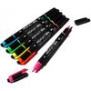 Mitsubishi Pencil Highlighter Propus 2 Bold and Fine, 5 Colors PUS101TN5C