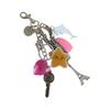 Silicone Alphabet Bag Charm Keychain Heart Pendant Letter Bag Decorative Pendant Suitable for Romance Present Exchange