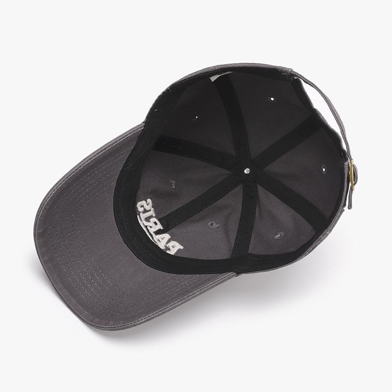 Koreanischer Stil Stickerei Buchstaben Baseballkappe Für Männer Frauen Pferdeschwanz Hüte Baumwolle Outdoor Einfacher Schirm Sommer Lässig Schirmmütze Neu