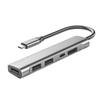 USB C To HDTV Adapter 5 Port Expansion Dock With DisplayPort HDTV USB3.0 Type C Data Transfer Adapter for Laptop