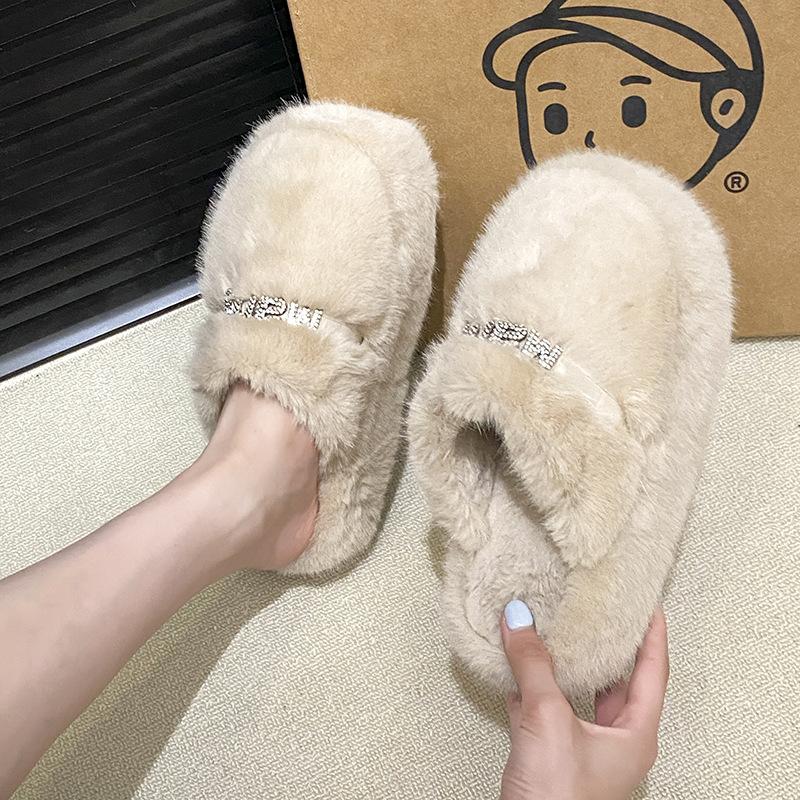French retro Mary Jane shoes women's 2025 new shallow mouth round head soft sole ballet cotton slippers women