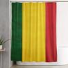 Jamaikanisches Reggae Rasta Löwe Jamaika Flagge Duschvorhang Badezimmer Polyester Wasserdicht Badvorhänge Mit Haken
