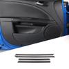 For SEAT Leon Mk2 1P 2008-2012 Soft Carbon Fibre Car Central Control Gear Shift Air Outlet Panel Trim Sticker Car Accessories F6