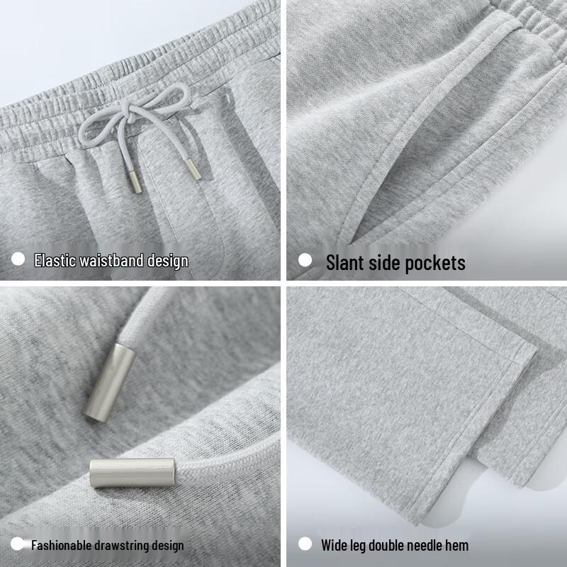 Jeanswest Men's Knit Loose Fit Wide-Leg Pants