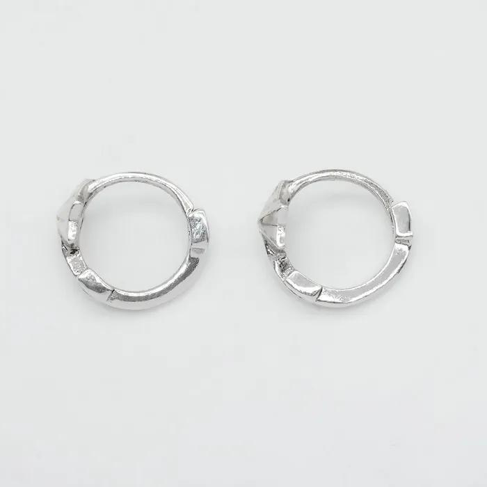[925 Silver] Stella Hoop Earrings