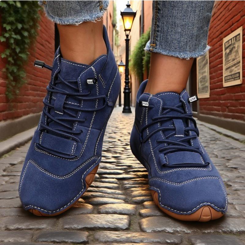 New  En's Retro Design Ankle Boots Men Outdoor Casual Leather Shoes Breathable Comfortable Summer  Flat Sneakers