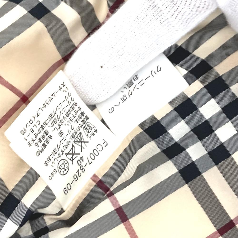 BURBERRY London Hood fur Down vest Nylon Black/SilverHardware