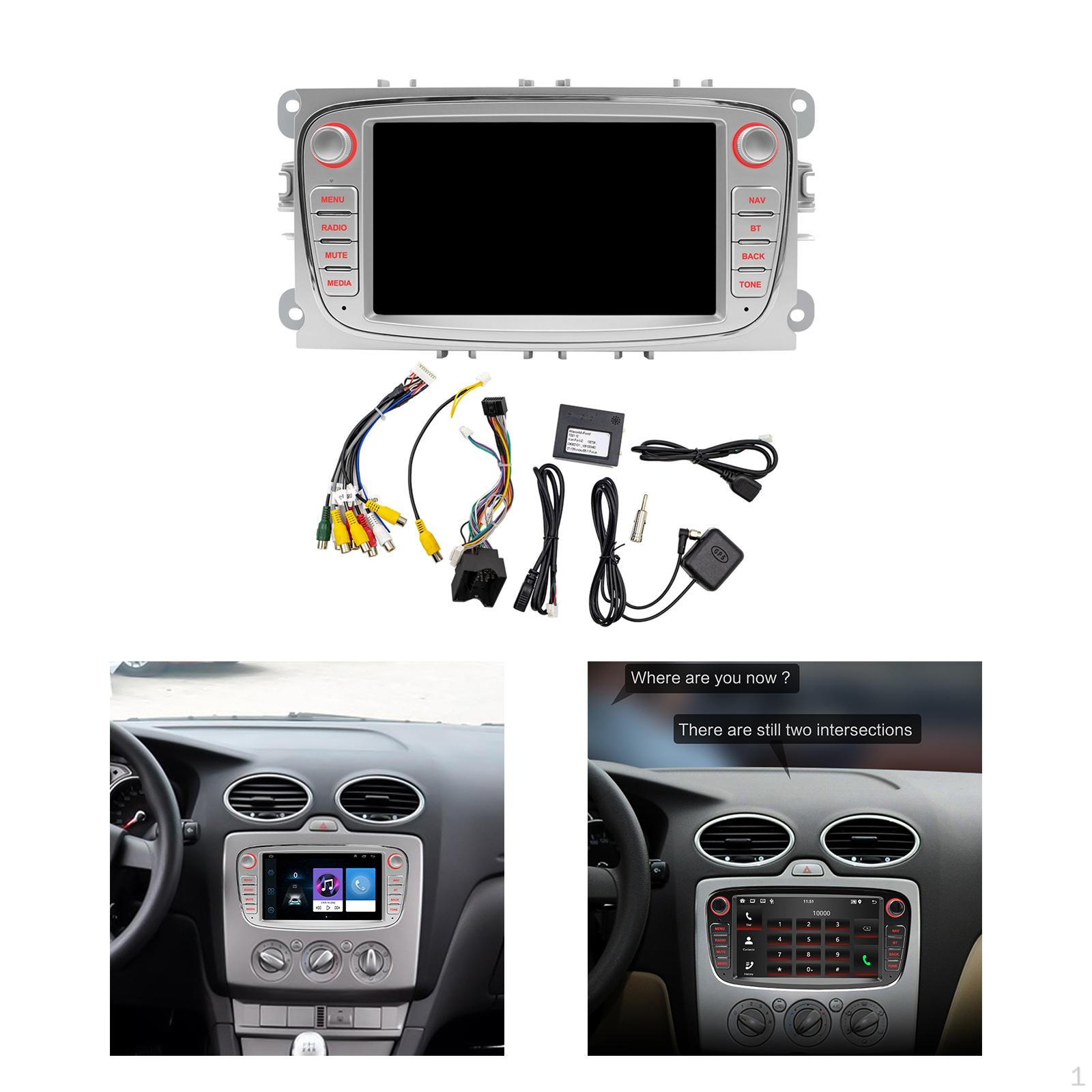 

Автомобильный радиоприемник Стереонавигация Android 60wx4 В реальном времени 720P Четкое изображение Внешнее серебряный