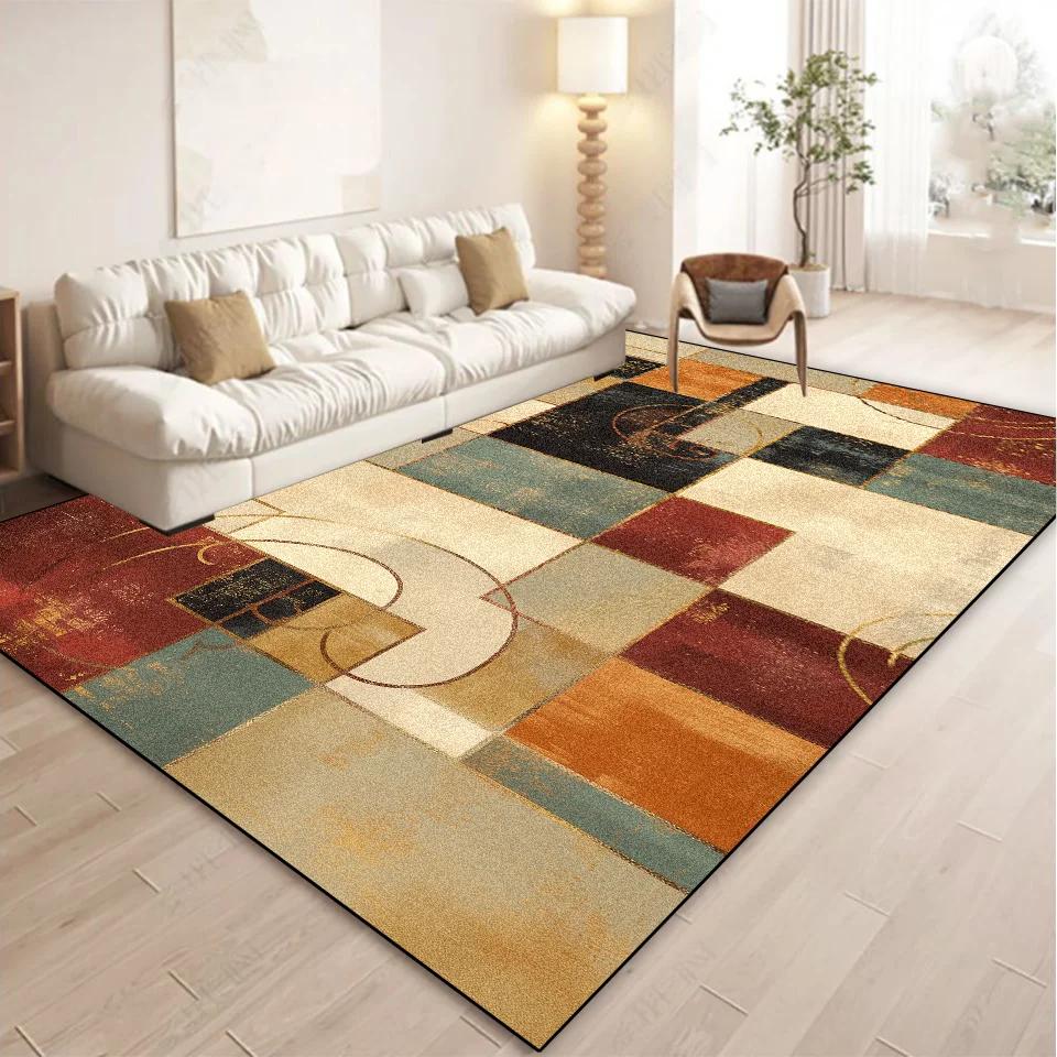 Heimdekoration Abstrakte Teppiche Wohnzimmer Einfache Geometrie Teppiche Flur Sofa Bereich Bodenmatte Zimmertür Eingang Flur Dekor Teppich