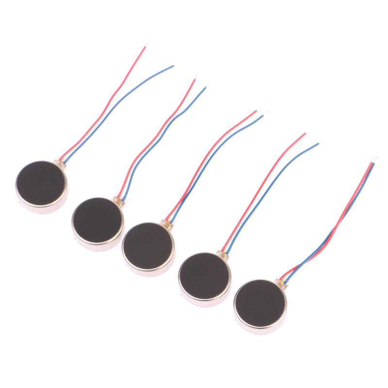 5Pcs 1034 Micro Dc Vibration Motor Flat Vibrating Moteur Button Vibration Motor