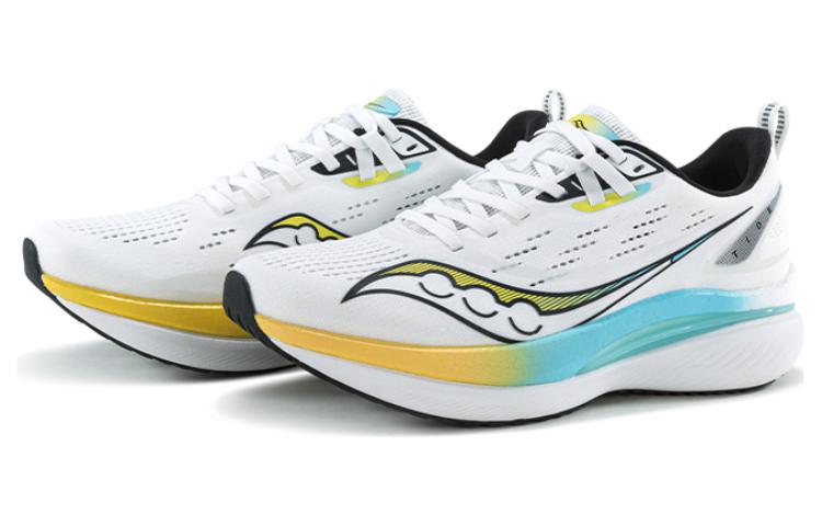 Men's Sneakers Saucony Tide Mesh, Textile Cushioning Abrasion Resistant Rebound Low top Casual Running Shoes