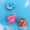 5pcs Decorative Artificial Clownfish Simulation Plastic Floating Fishes Random Color Simulation Ocean Tropical Fish