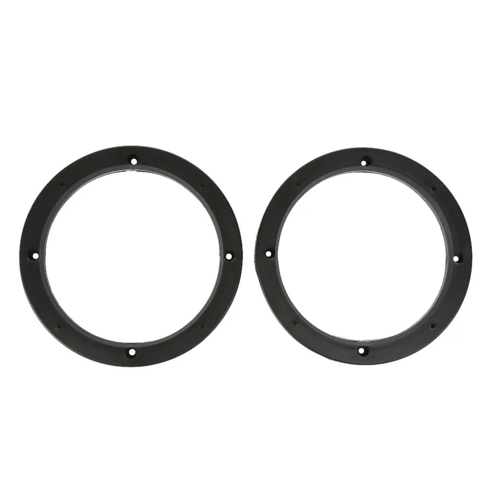 2Pcs Speaker Spacer Pad Adapter 6.5 Inch Plastic Fitting Audio Anti-Slip Autoradio Speaker Pakking Spacers for Auto Accessoires