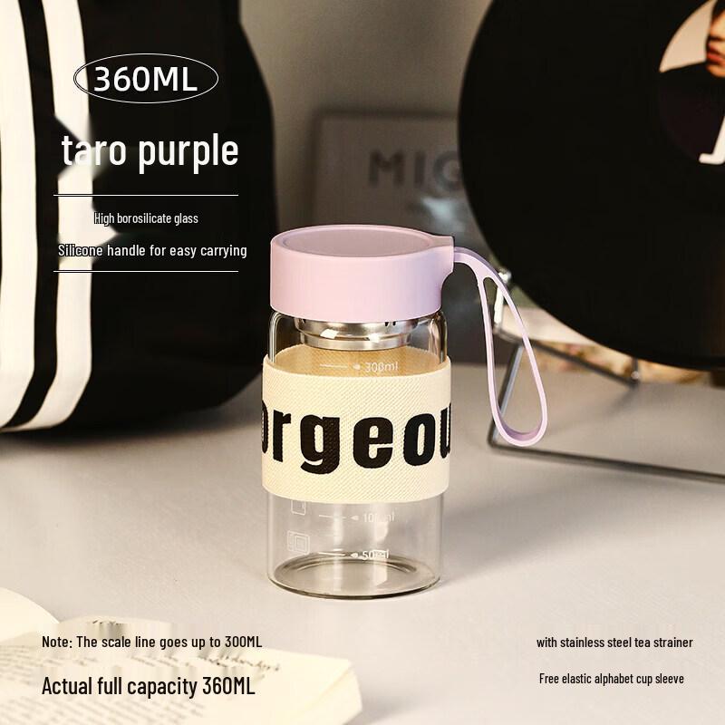High Borosilicate Glass Portable Measuring Cup