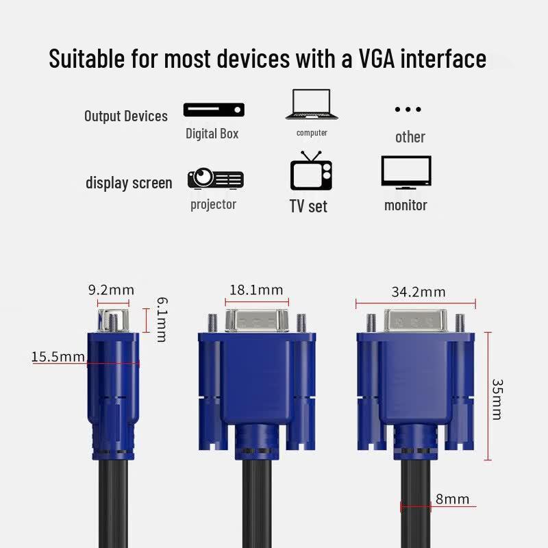 Lantuo High-Definition VGA Cable