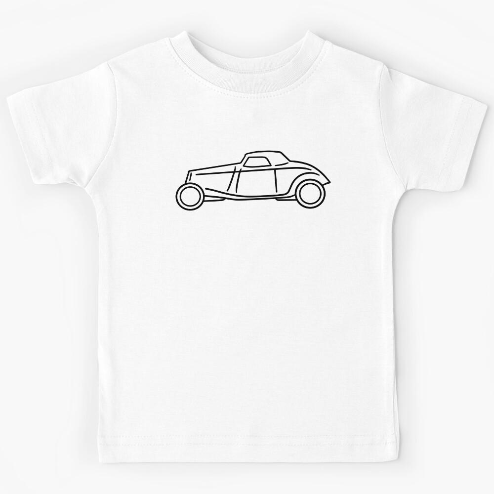 1934 Ford Coupe Hot Rod Kids T-Shirt 100