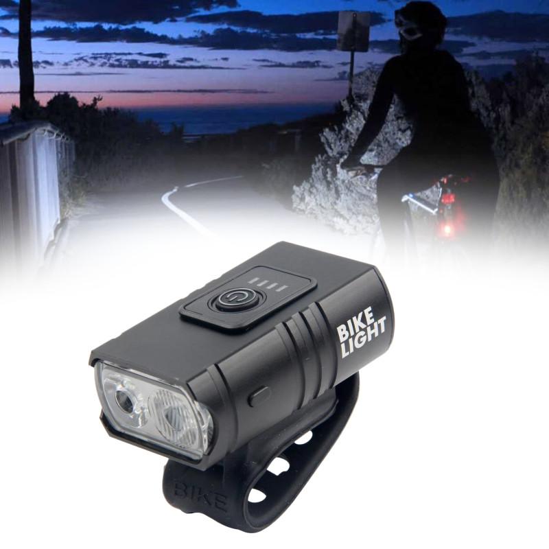 Led Light Bicycle 6 Modes Mtb Bike Front Lamp Usb Rechargeable Safety Night