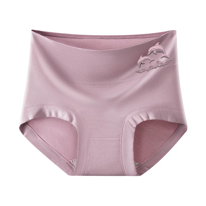 Sealed High-Waisted Women's Modal Underwear: Antibacterial Cotton Crotch, Tummy Control, Butt-Lifting Triangle Panties