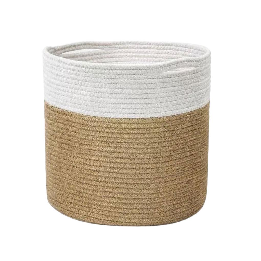 Wide Application Woven Storage Baskets For Home Office And Garden Flower Pots Home Decor Laundry