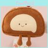 Fruit Shaped Short Plush Swiss Roll Cushion With Soft Material For Children Bedroom