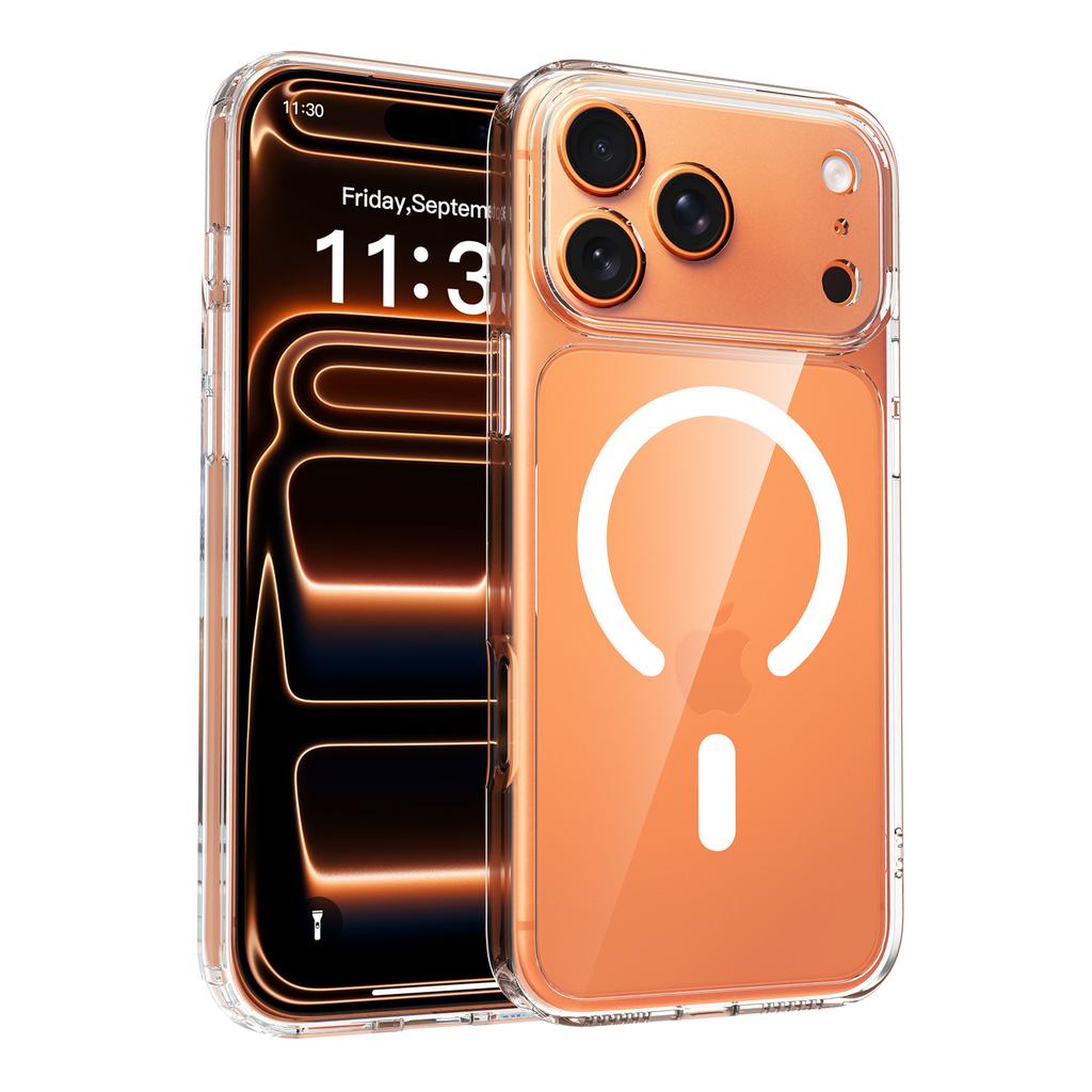 Camera Lens Protection Clear Case For For Iphone 17 Pro Max Air For Iphone17 17Pro Mag Safe Magnetic Phone Cover Accessories
