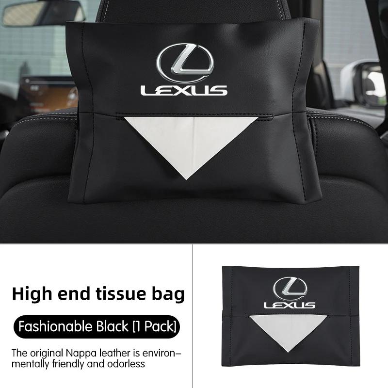 2026 Hot Interior Stickers Car Tissue Box Organizer Tissue Bag For Lexus GX470 CT200H IS300H IS200 IS250 RX350 RX GX460 NX200 NX WA1