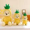 Summer Pineapple Head Puffy Vini Bear Doll Bear Dear Cute Rag Doll Niss Plush Toy Gift