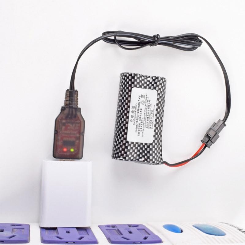 SM3P Plug Lithium Battery Charger Wire 7.4V Charging Cable Cord for Remote Control Watch Twist Car 60cm Length