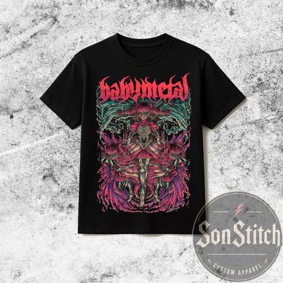 T-Shirt BABYMETAL – Maglietta Band Musica Metal, Merch Gimme Chocolate