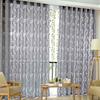 200*100cm Hollowed-out Leaf Curtains Semi Blackout Tulle Sheer Curtains  For Living Room Decor