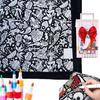 Soft Polyester Blanket for Painting DIY Coloring with 24 Markers, Color Your Own Blanket, 59" X Unique Birthday Gift Kids 45" Cozy Throw Sofa,