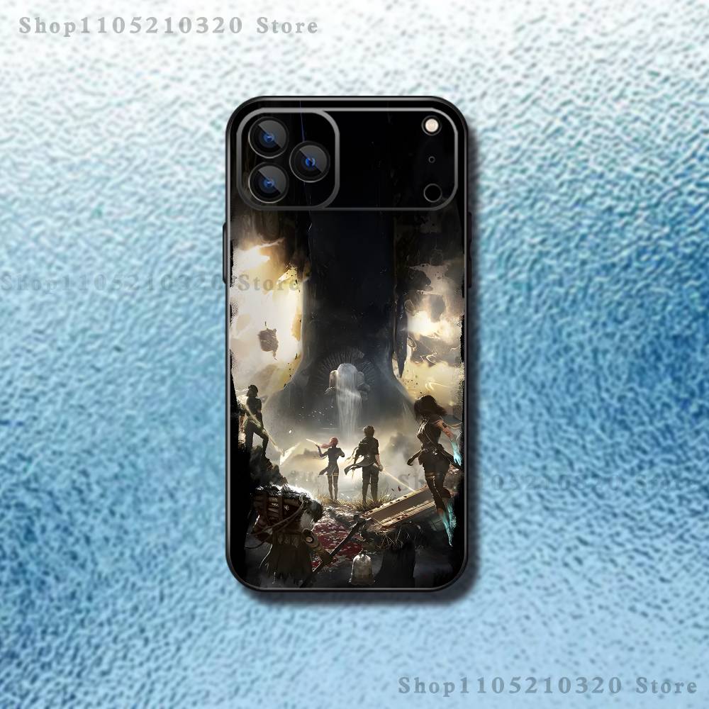 

C-Clair O-Obscur Expedition 33 Phone Case For iPhone 17,16,15,14,13,12,11,Pro Max,XSX,,XR,SE,Mini,8,7,Soft Silicone Black Cover iPhone14Pro