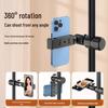 Dual-Machine Live Stream Phone Stand: Adjustable Desktop Holder for Shooting & Viewing