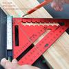 Multipurpose Triangle Ruler Double Sided for Angle/Depth/Cylinder High Precision Aluminum Alloy Triangle Ruler Tool