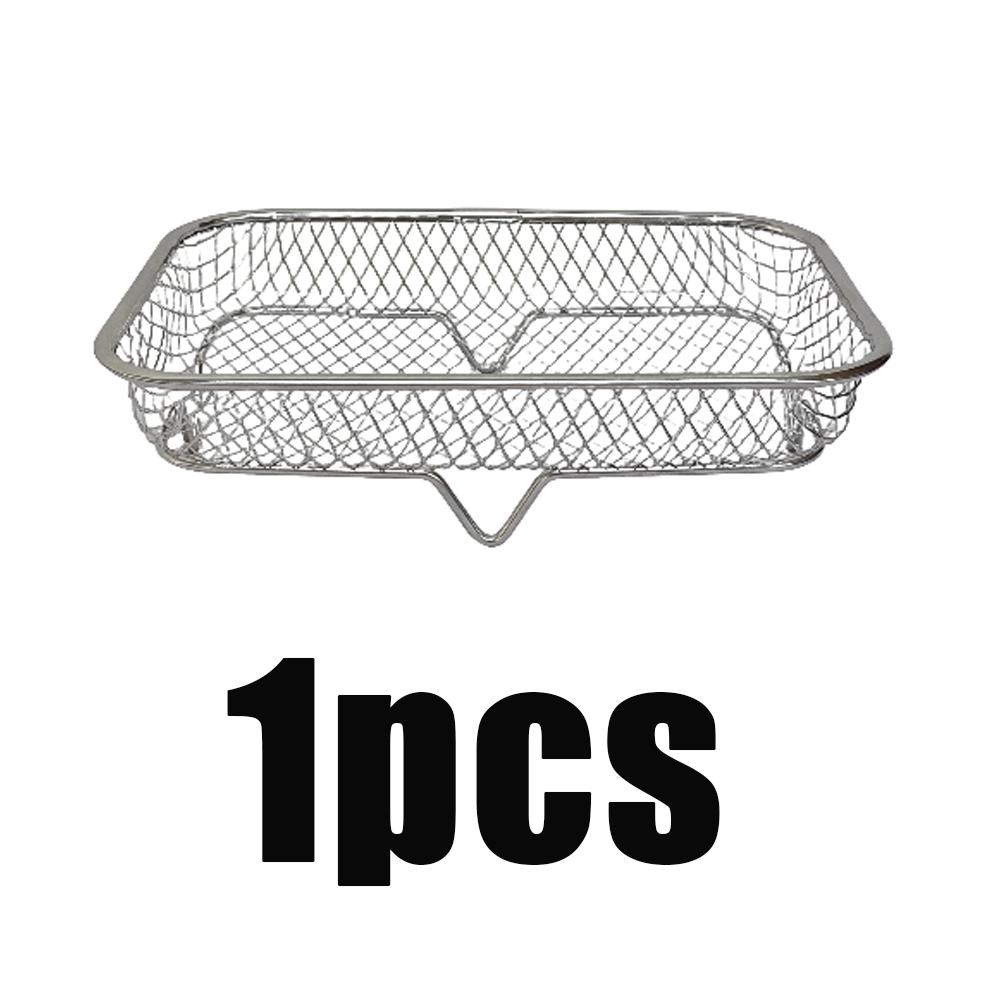 

1/2/3 шт. Стойка для аэрофритюрницы Штабелируемая для гриля из нержавеющей стали Квадратная для духовки Гриль Пароварка Мультиварка Барбекю Кухонные гаджеты Инструмент для приготовления пищи