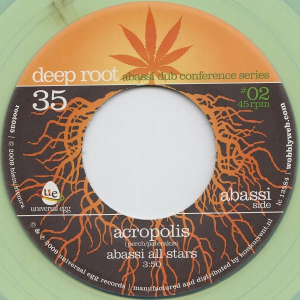 

7inch Record ABASSI ALL STARS PROFESSOR SKANK Acropolis Acropolis Dub ROOTS35 Deep Root 2009 UK Reggae Ska Dub Used