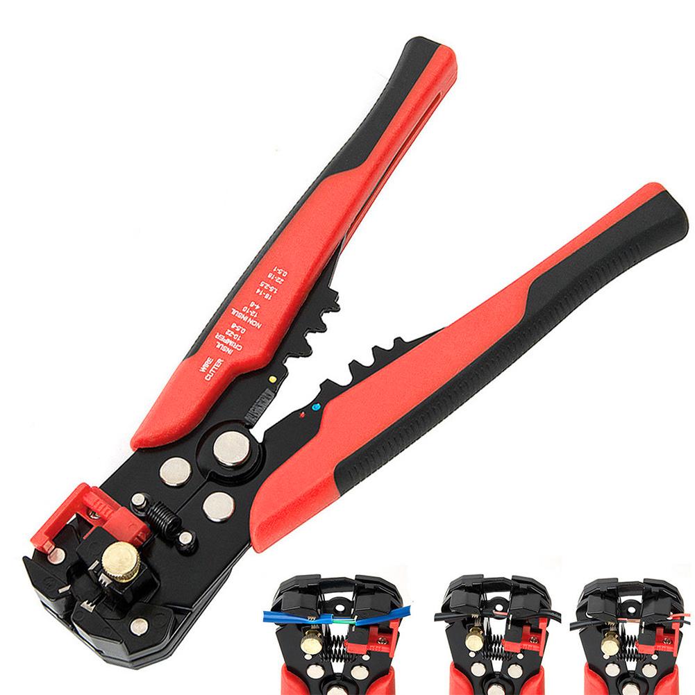 8inch Crimping Tool Adjustable Wire Stripper Cutting Automatic High Hardness