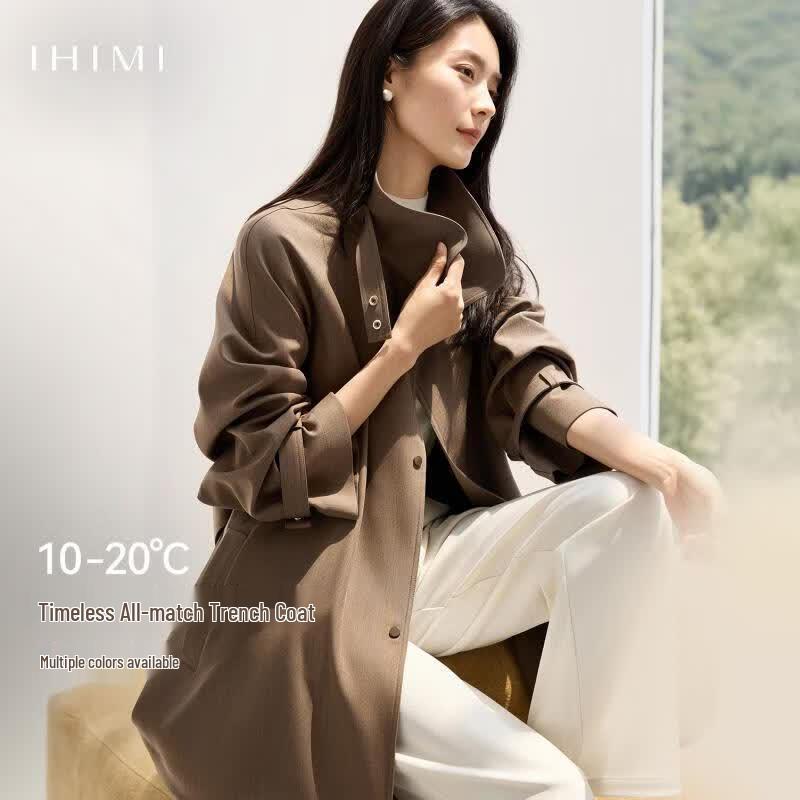 Классический ретро-тренч IHIMI M