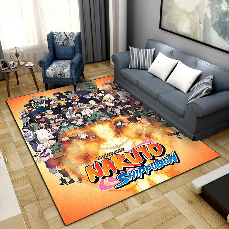 Anime-Naruto  Area Carpet for Living Room Bedroom Home Decor Cool Movie Mat Floor Mat -LXR67