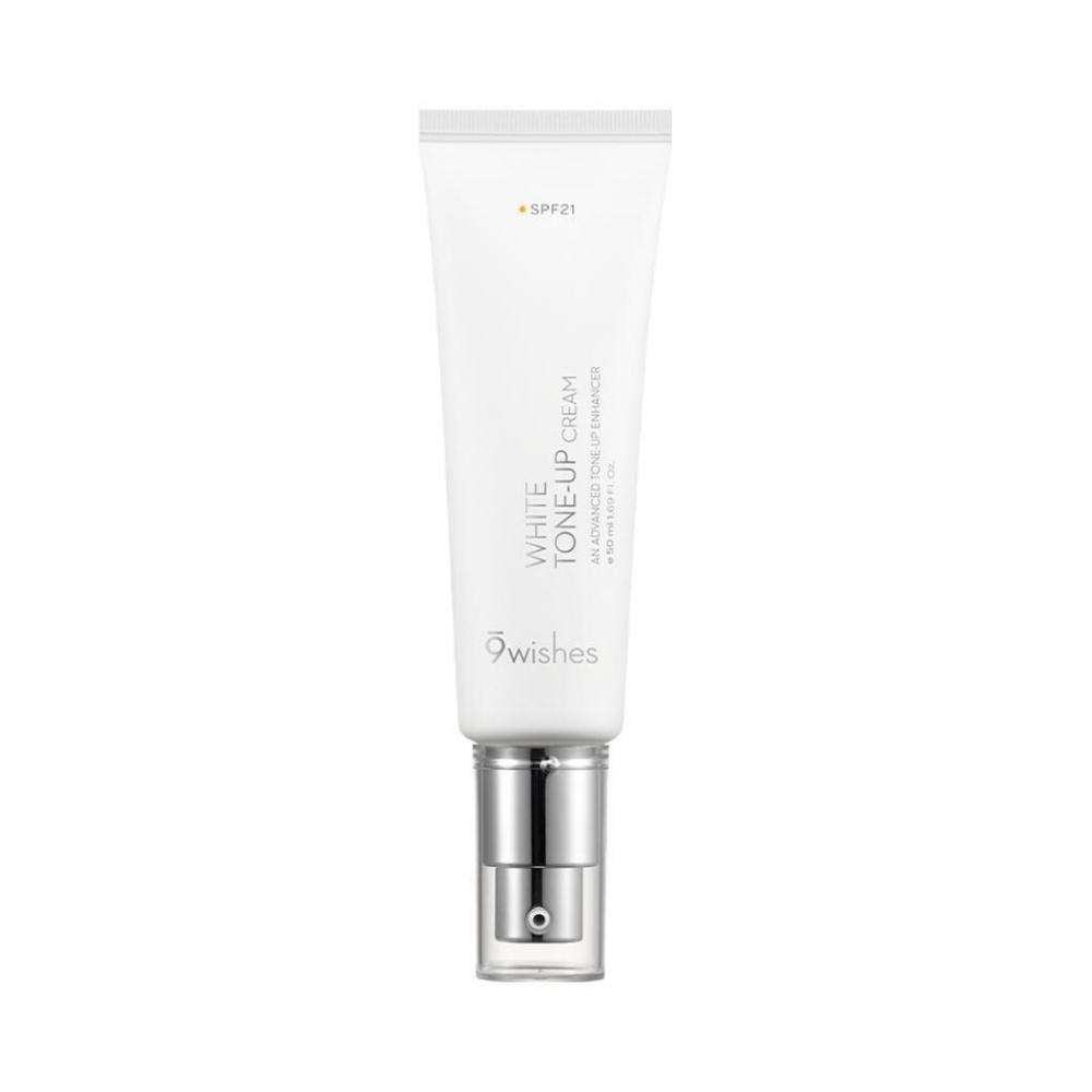 9 Wishes Vegan White Tone Up Cream 50ml  +20ml Gift  Tone Prep