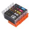 Tintenpatrone Hohe Kapazität Klare Druckpatrone Kombipack für PIXMA IP4850 IP4950 IX6550 5 Farben BK BK C M Y