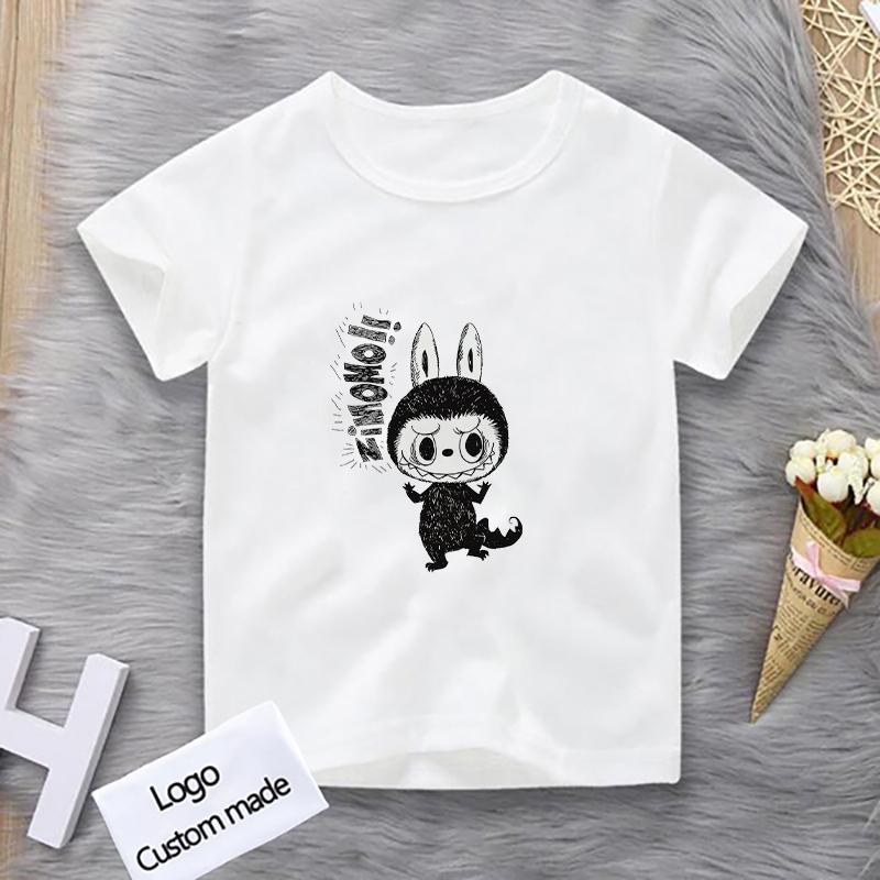 

Футболки Labubu The Monsters Детские Милые Мультяшные Летние Футболки для Девочек Мальчиков Подростков Уличная Одежда Футболки для Малышей Детские Футболки Топы kids-150(12T) зелёный