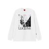 Street Style Graphic Print Sweatshirt Men Women Casual Loose Fit Long Sleeve Top Round Neck Cotton Blend Daily Wear