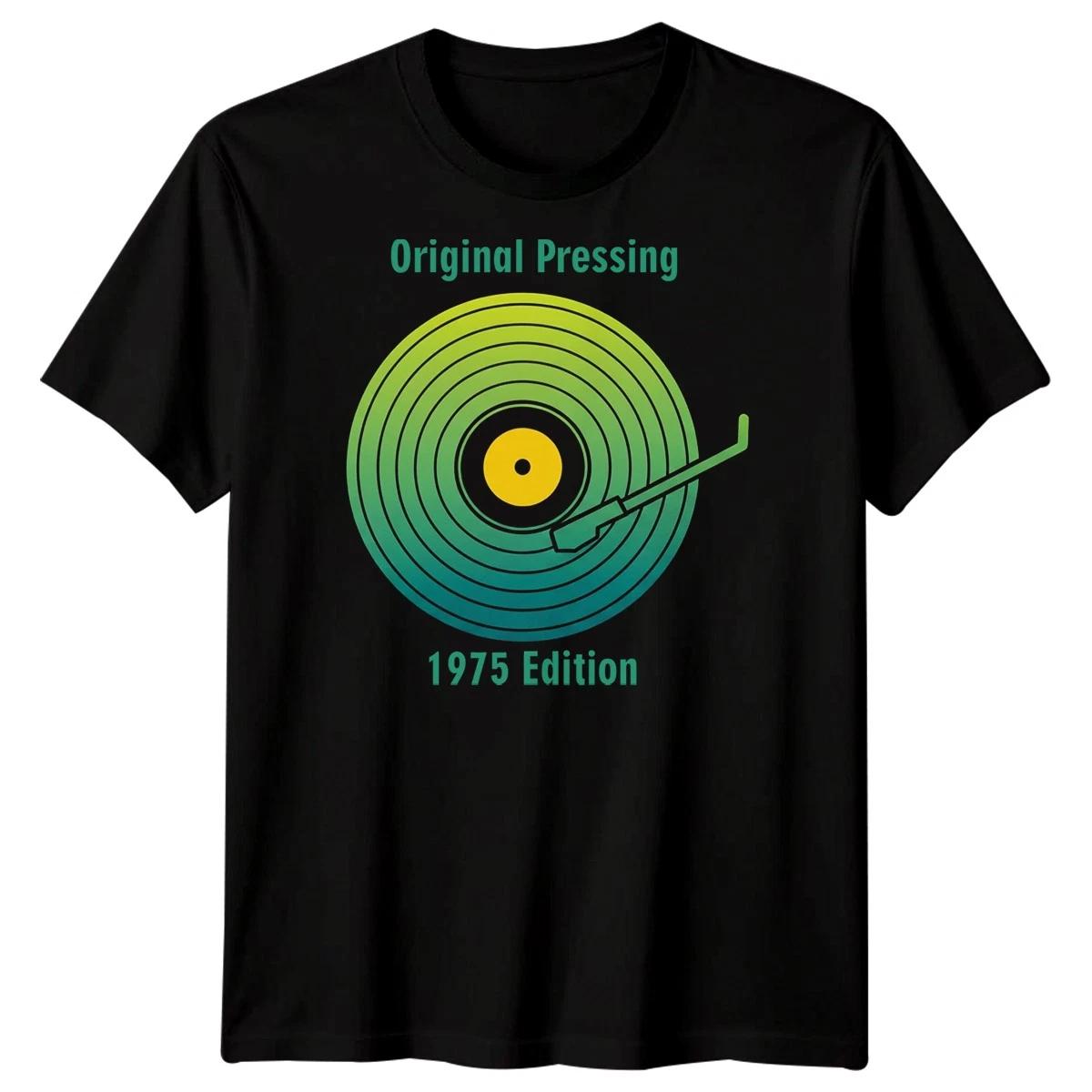 

Original Pressing 1975 Edition Vinyl Records Music Mens T-Shirt 4XL