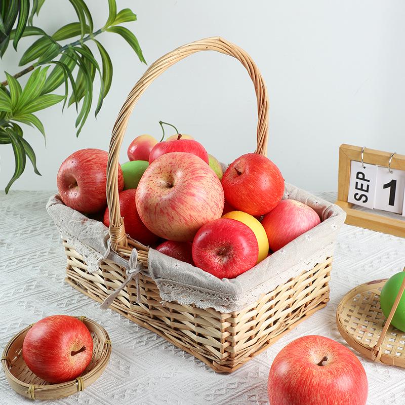 Colorful Apple Foam Fake Fruit Props for Photography, Christmas Decorations, Teaching Aids, and Toys