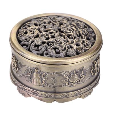 Vintage Backflow Smoke Incense Burner Stick Cone Holder Home Green (Small)